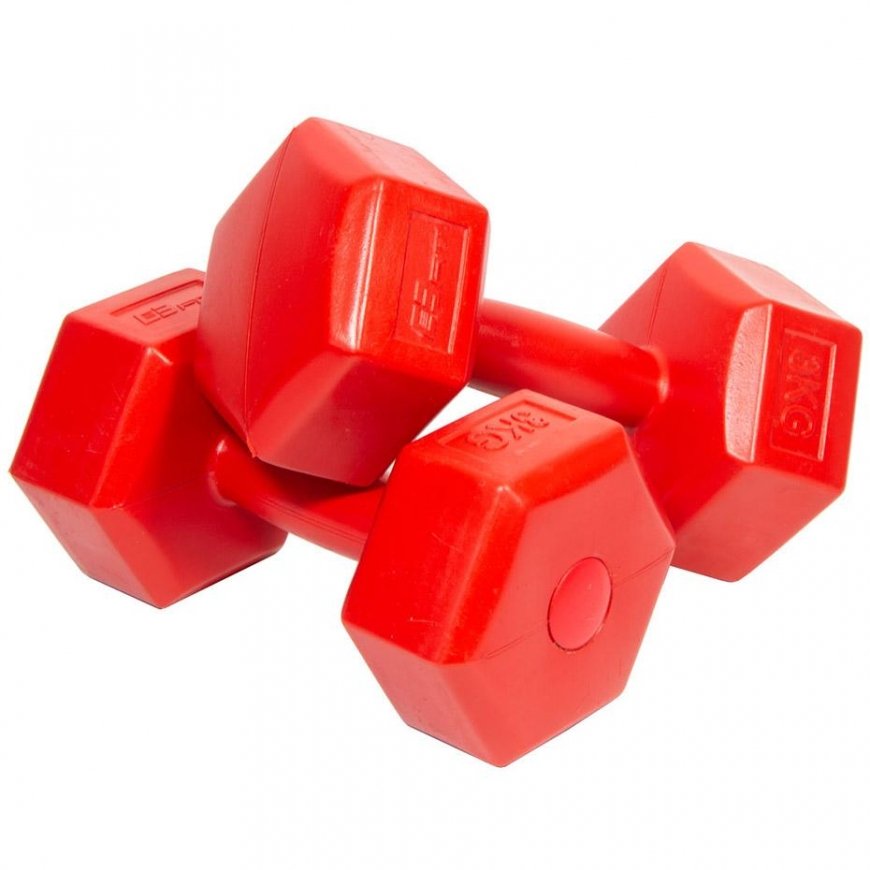 Terg Dumbbell set EB Fit, 2x3kg, red – 4