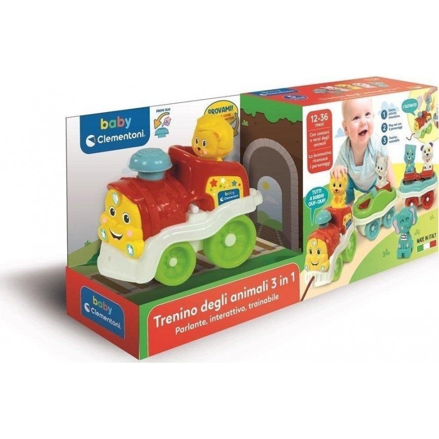 Clementoni Interactive Animal Train – 3