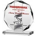 Tryumf Engraved glass trophy + paint filler Tryumf Engraved glass trophy + paint filler