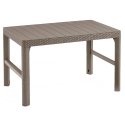 Keter garden table lyon, cappuccino color