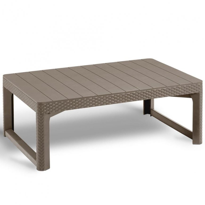 Keter garden table lyon, cappuccino color – 4