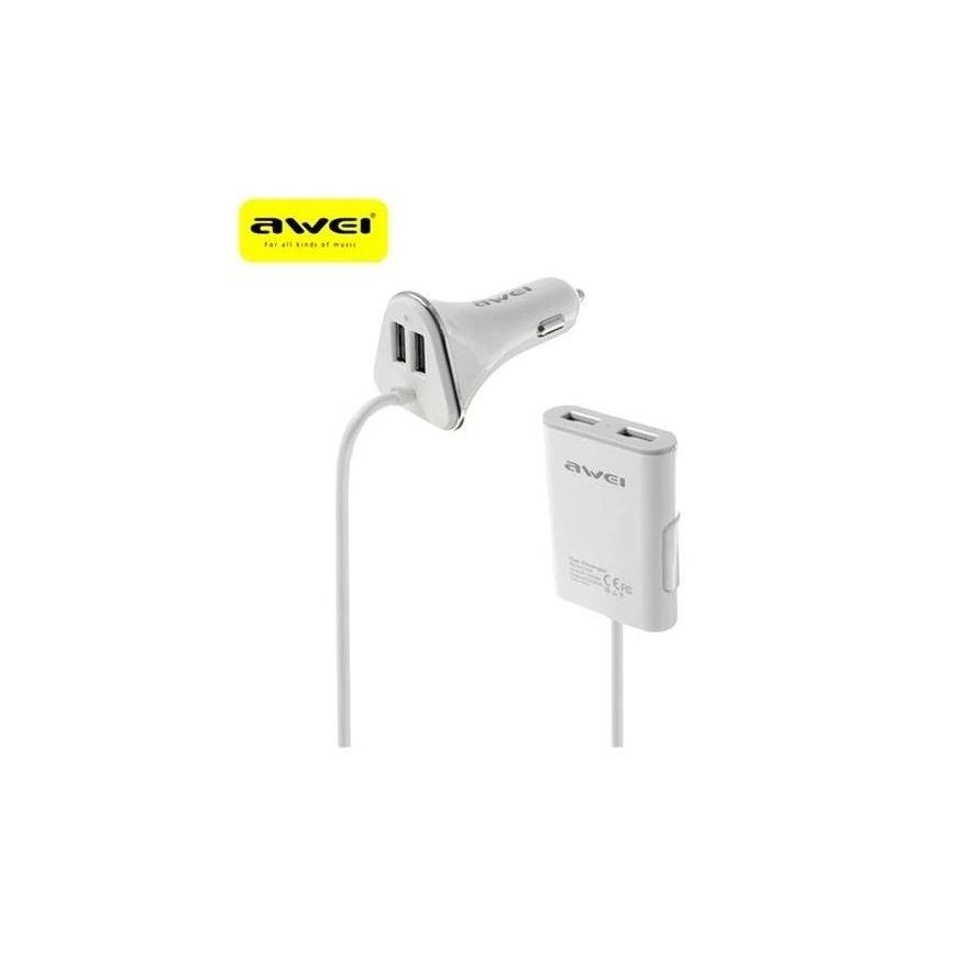 Awei C-400 4x USB-A 2 A charger (AWEI072WHT) – 3