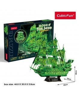 CubicFun Puzzle 3D Flying Dutchman glows in the dark