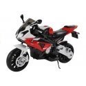 Lean Cars Children's battery motorcycle BMW S1000RR, red Lean Cars Children's battery motorcycle BMW S1000RR, red