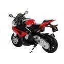 Lean Cars Vaikiškas akumuliatorinis motociklas BMW S1000RR, raudonas Lean Cars Vaikiškas akumuliatorinis motociklas BMW S1000RR, raudonas