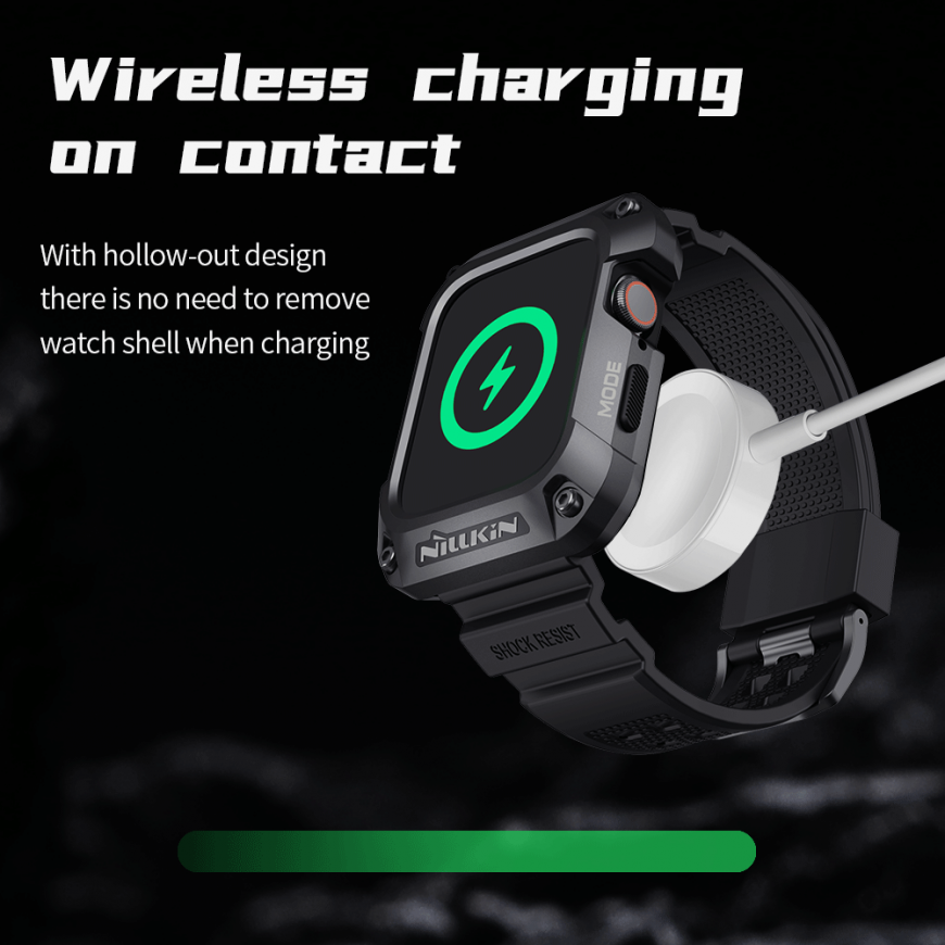 Nillkin DynaGuard bracelet + case Apple Watch Series 44mm 4/5/6 black – 3