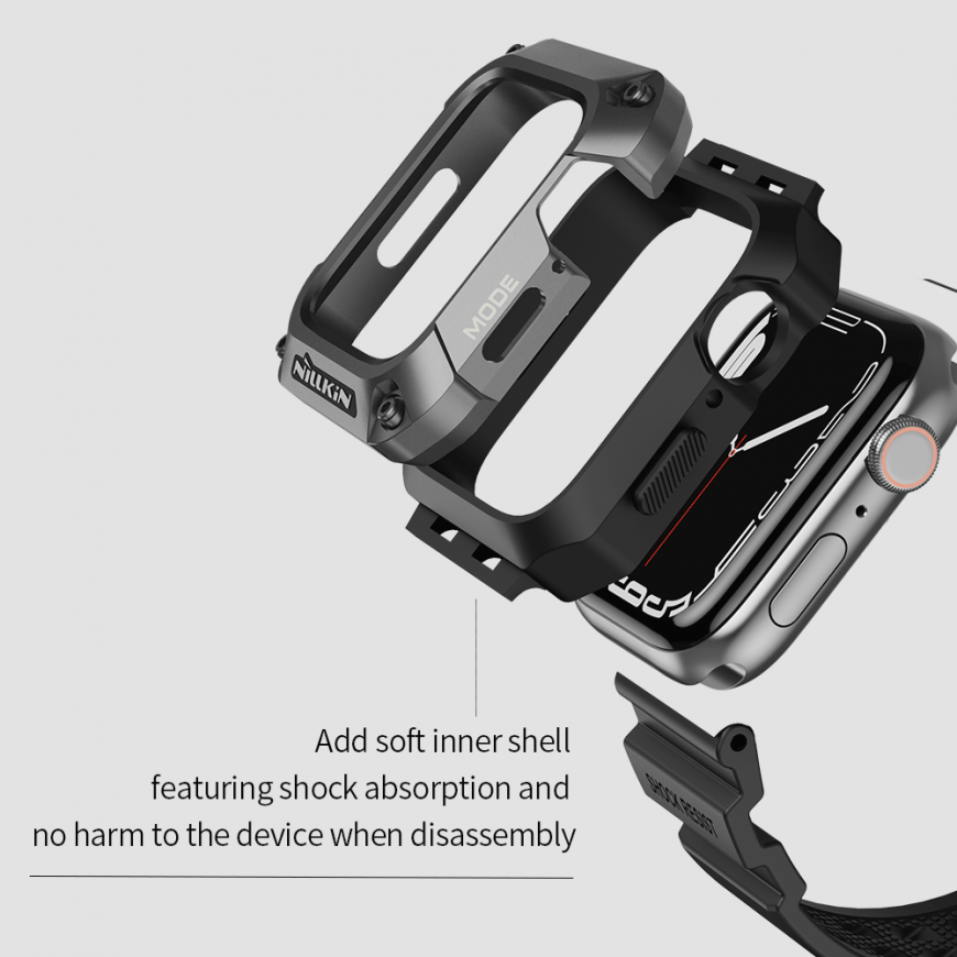 Nillkin DynaGuard bracelet + case Apple Watch Series 44mm 4/5/6 black – 4