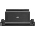 Maclean Thin-Client / mini PC terminal holder, black, suitable for VESA mounts, free standing, MC-454 Maclean Thin-Client / mini PC terminal holder, black, suitable for VESA mounts, free standing, MC-454