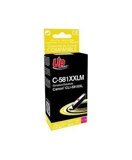 UPrint rašalas Su UPrint suderinamas rašalas / rašalas su CLI-581M XXL, rausvai raudona, 11,7 ml, C-581XXLM, labai didelės talpo