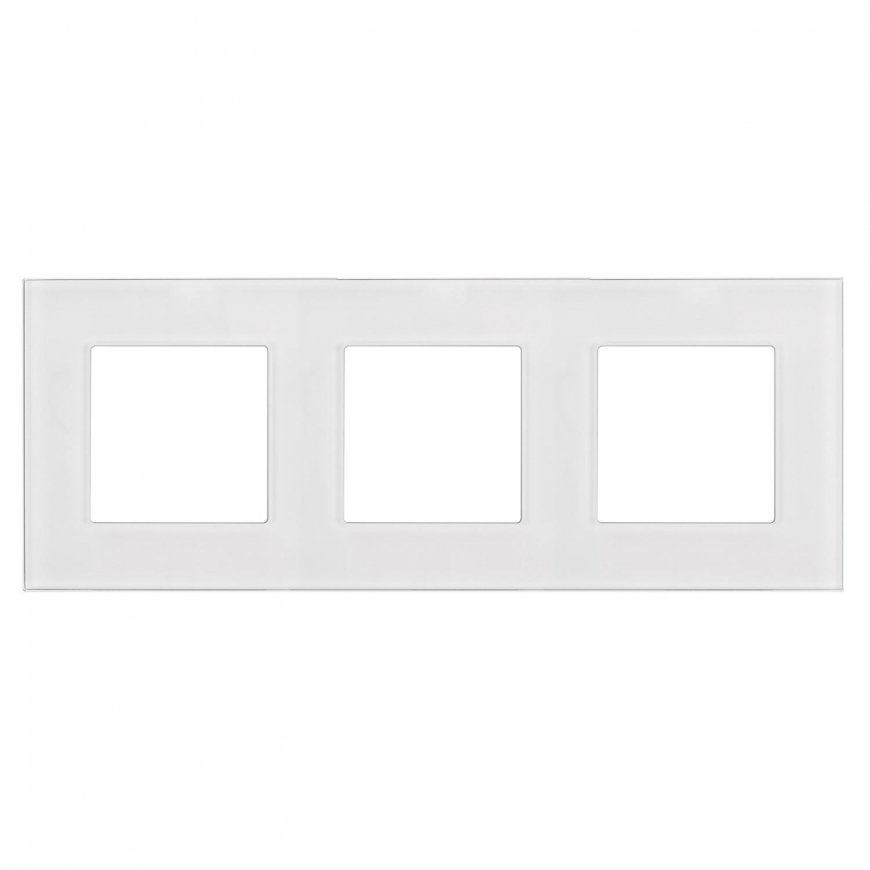 div class"int_ce_html"Maclean glass frame, triple, white, 228x86mm, MCE731W/div