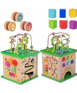 Tooky Toys TOOKY TOY Kostka Edukacyjna Sorter Labirynt Lavinamasis žaislas Zwierzątka