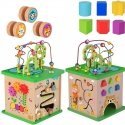 Tooky Toys TOOKY TOY Kostka Edukacyjna Sorter Labirynt Lavinamasis žaislas Zwierzątka Tooky Toys TOOKY TOY Kostka Edukacyjna Sorter Labirynt Lavinamasis žaislas Zwierzątka
