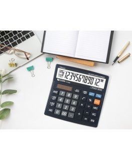 Calculator Eleven Eleven Calculator CT555N, black, bikorowy, 12 miejsc