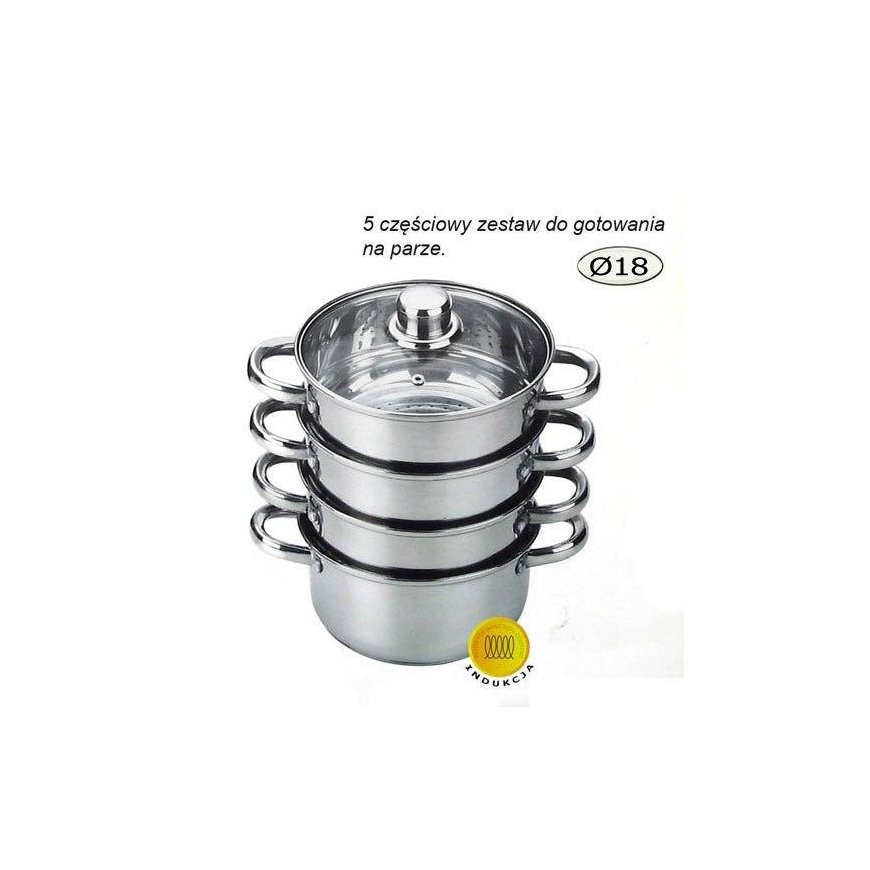 King Hoff STEAM POT KINGHOFF 5 ELEM. 18cm KH-3317 – 3