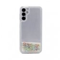 iLike Samsung Galaxy A34 5G Silicone Case Water Glitter Rainbow
