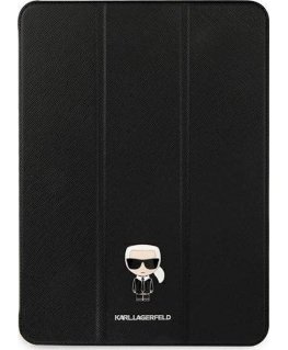 CASE na tablet Karl Lagerfeld KLFC12OKMK iPad 12.9 "Pro 2021 Book cover black/Black Saffiano Karl Iconic