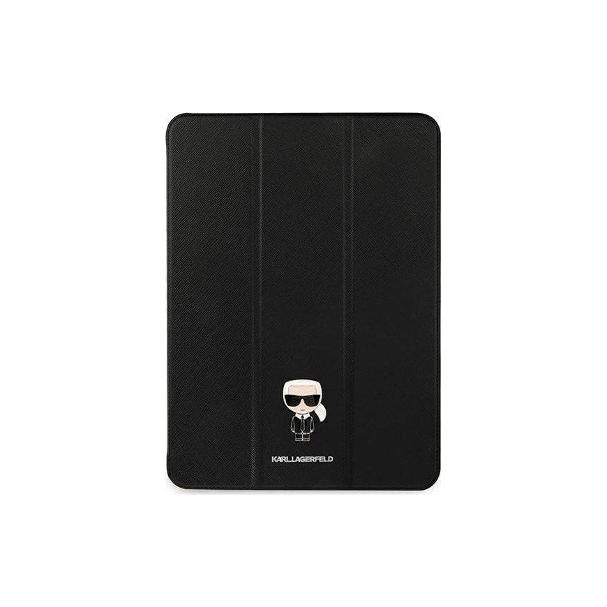 CASE na tablet Karl Lagerfeld KLFC12OKMK iPad 12.9 "Pro 2021 Book cover black/Black Saffiano Karl Iconic
