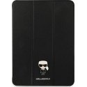 CASE na tablet Karl Lagerfeld KLFC12OKMK iPad 12.9 "Pro 2021 Book cover black/Black Saffiano Karl Iconic