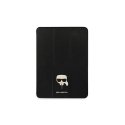 CASE na tablet Karl Lagerfeld KLFC12OKMK iPad 12.9 "Pro 2021 Book cover black/Black Saffiano Karl Iconic