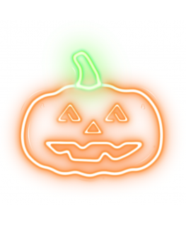 Oem TelForceone Neon PLEXI LED PUMPKIN WITH STEM Orange Green NNE13 Neolia