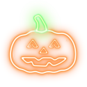 Oem TelForceone Neon PLEXI LED PUMPKIN WITH STEM Orange Green NNE13 Neolia Oem TelForceone Neon PLEXI LED PUMPKIN WITH STEM Orange Green NNE13 Neolia