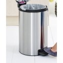Brabantia 112041 šiukšliadėžė 12 L Turas Nerūdijančiojo plieno Brabantia 112041 šiukšliadėžė 12 L Turas Nerūdijančiojo plieno
