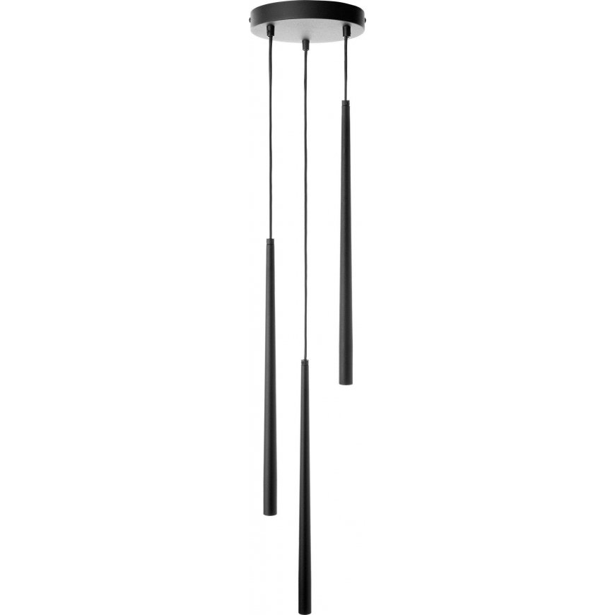 Orno TABUNG 3P, hanging lamp, G9 max. 6W, black – 2