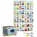 Puzzle Lisciani Gra montessori dotykowy alfabet