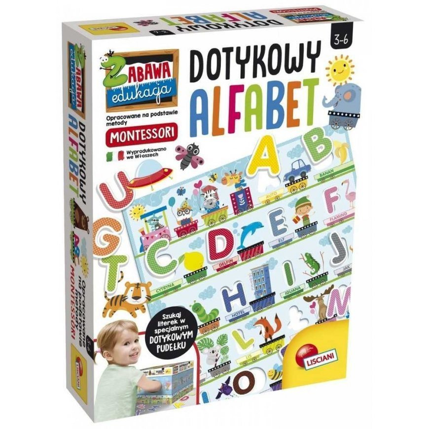 Dėlionė Lisciani Gra montessori dotykowy alfabet – 2