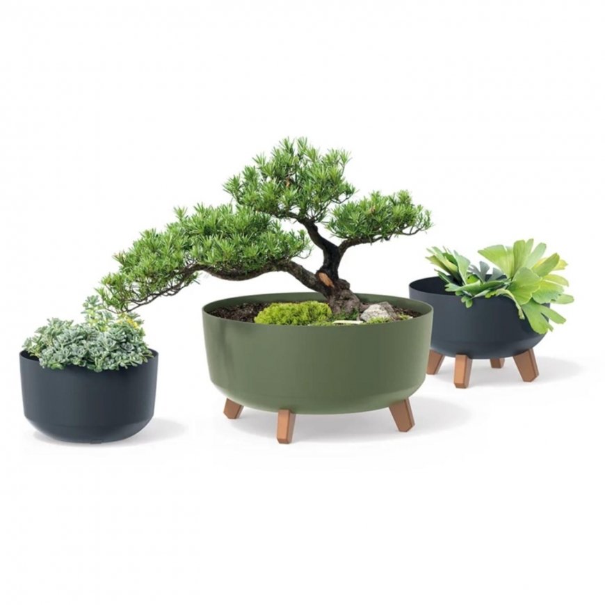 Prosperplast Pot Gracia Low DGRL400L light gray – 2