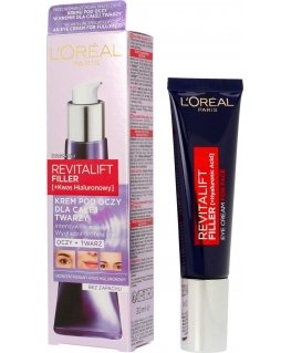 L'Oreal Paris Revitalift Filler eye cream for the whole face with hyaluronic acid 30ml