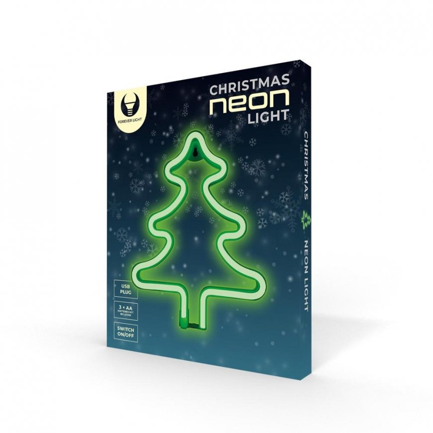 Forever Neon LED CHRISTMAS TREE green