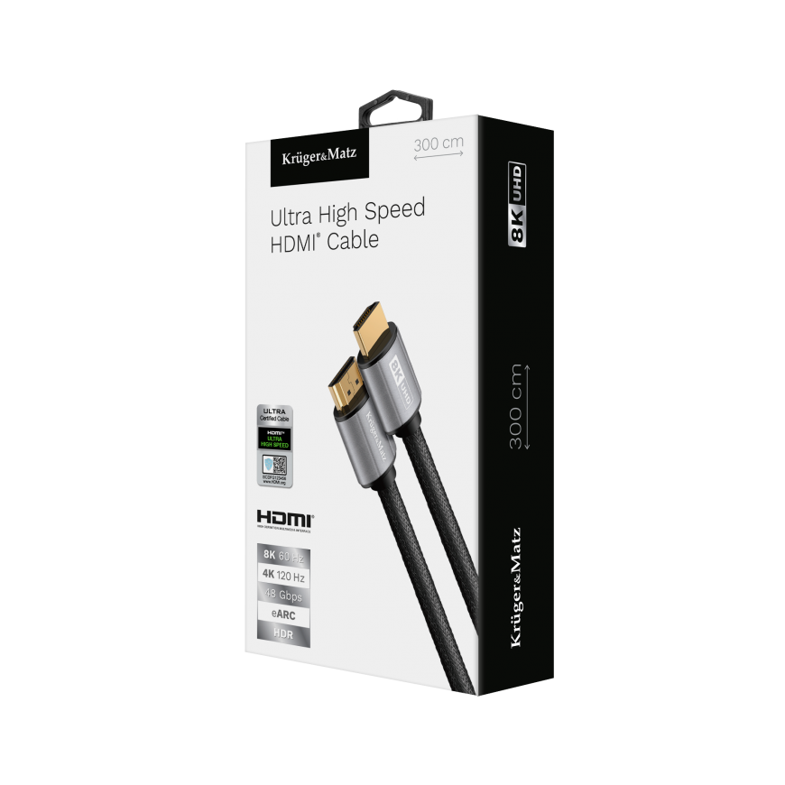 HDMI-HDMI 2.1 8K cable 3 m Kruger & Matz – 3