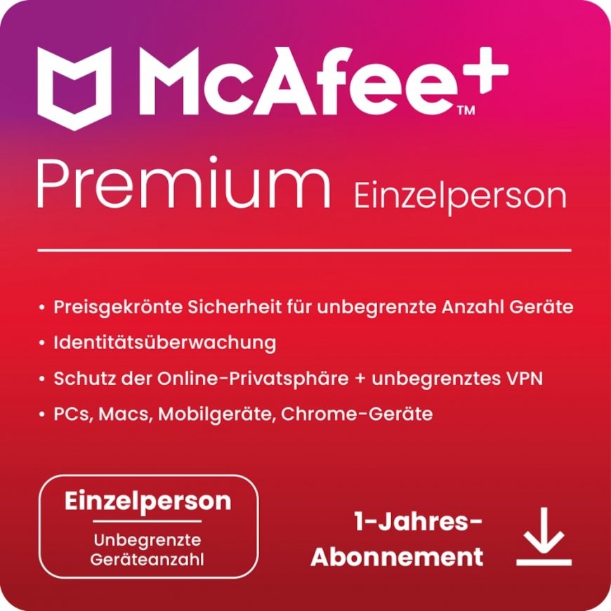 McAfee Plus Premium - Individual | Download & Product Key