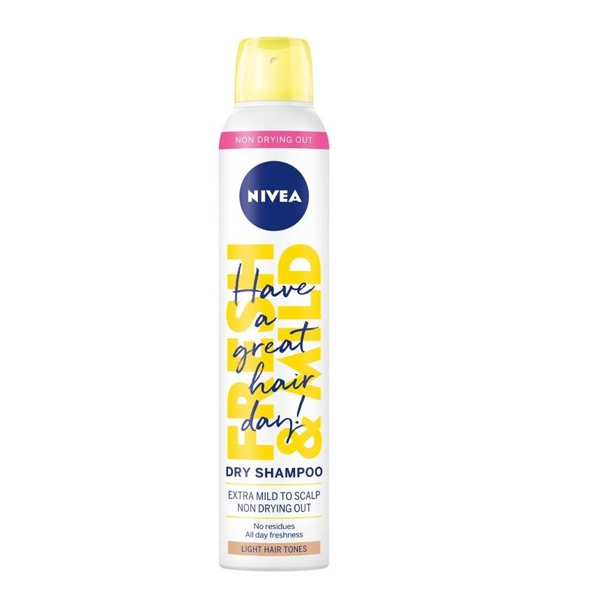 Nivea Fresh Revive dry hair shampoo 3in1 light 200ml