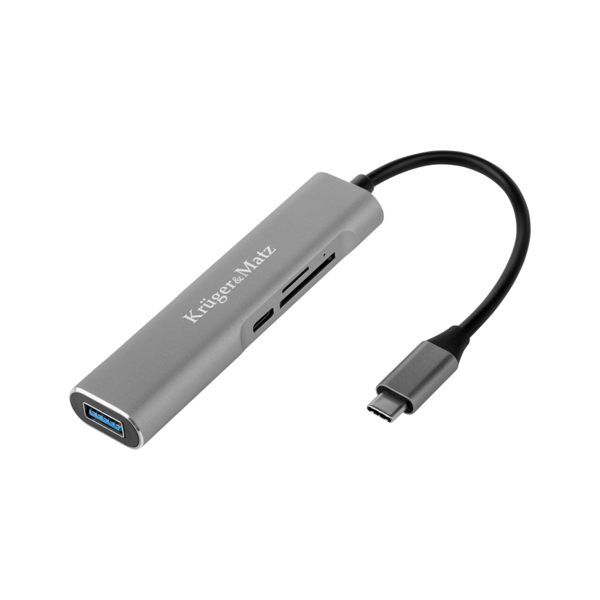 Kruger & Matz Adapter (HUB) Type C USB to HDMI / USB 3.0 / SD / MicroSD / C – 2