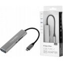 Kruger & Matz Adapter (HUB) Type C USB to HDMI / USB 3.0 / SD / MicroSD / C Kruger & Matz Adapter (HUB) Type C USB to HDMI / USB 3.0 / SD / MicroSD / C