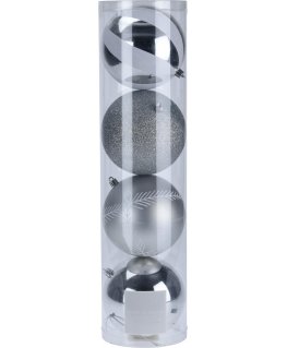 Mondex Silver bubbles set 12cm 4pcs.
