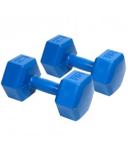 Terg Hantelių rinkinys EB Fit, 2x4kg, mėlynas