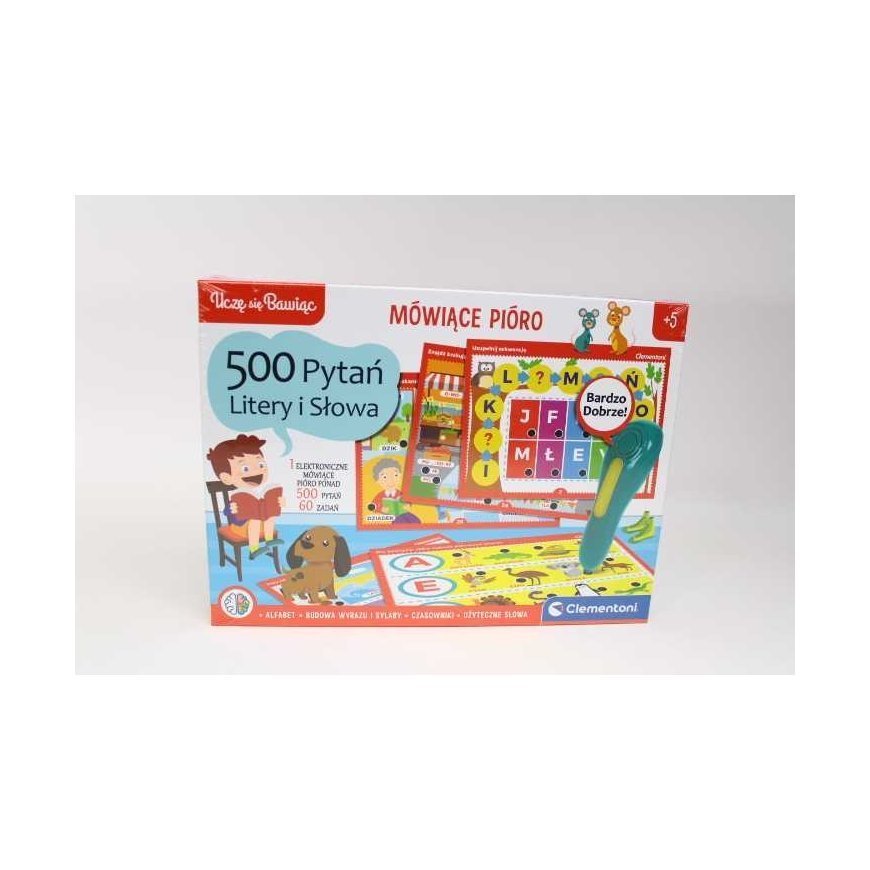 Clementoni Kalbėjimo rašiklio žaidimas 500 raidžių ir žodžių klausimų – 3
