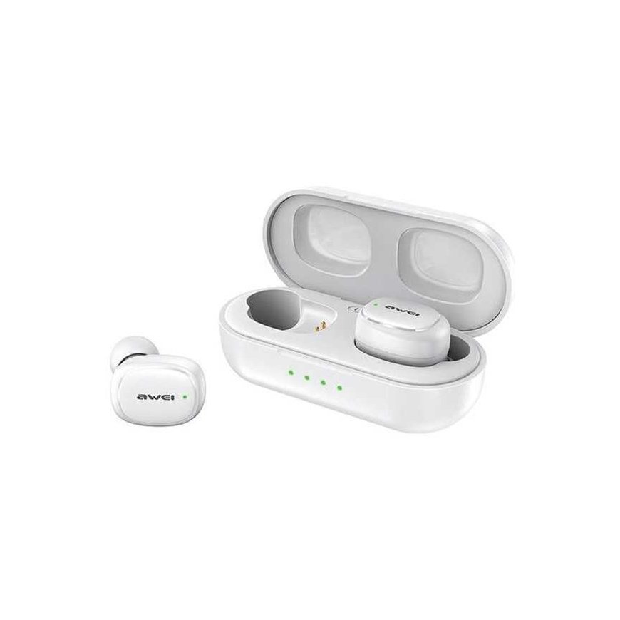 Awei Ausinės bluetooth 5.1 t13 pro tws balta – 3