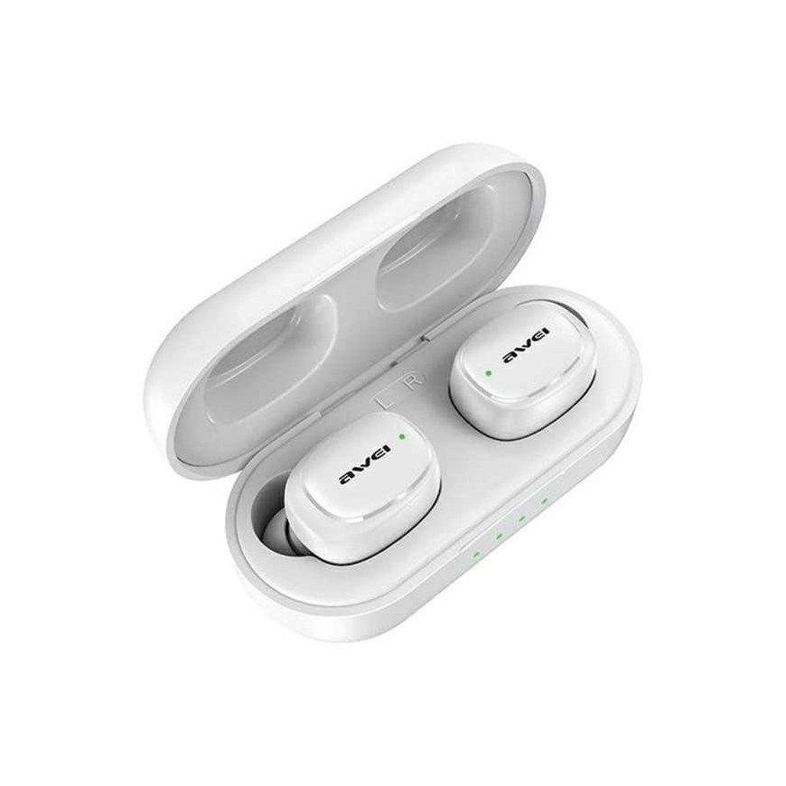 Awei Ausinės bluetooth 5.1 t13 pro tws balta – 4