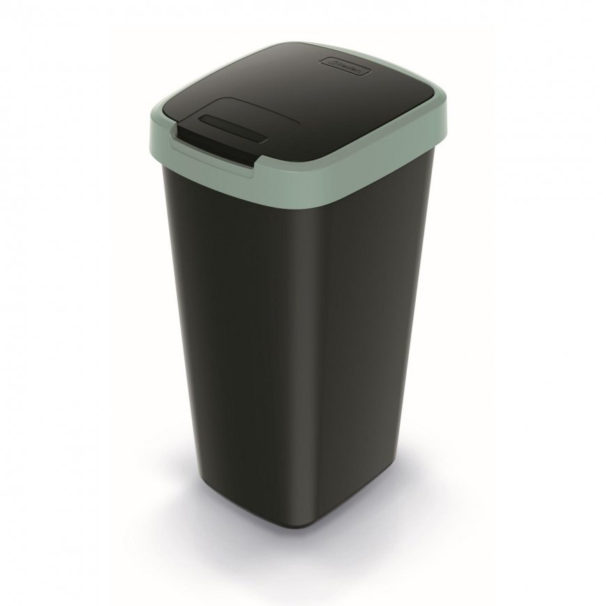 Prosperplast Šiukšliadėžė COMPACTA Q - jasny žalias 25l – 4