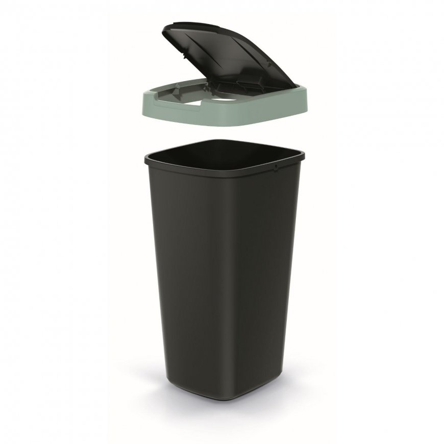 Prosperplast Trash can COMPACTA Q - light green 25l – 5