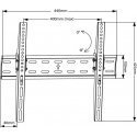 MACLEAN BRACKETS MC-862 universal TV wall mount, extra strong, adjustable 26" - 55" 40 kg VESA
