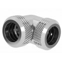 Barrow Multi-Link Adapter 90 Degree 12mm OD to 12mm OD Hardtube - Silver Barrow Multi-Link Adapter 90 Degree 12mm OD to 12mm OD Hardtube - Silver