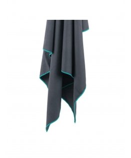 Travel towel Lifeventure Soft Fiber Recycled Gray L - L