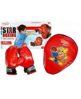 Lean Cars Kit Boxing Gloves Shield Combat Sports