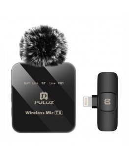 PULUZ PU647B Wireless Lavalier Microphone