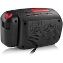 Laikrodis su radiju HYUNDAI RAC481PLLBR Juodas/Raudona Laikrodis su radiju HYUNDAI RAC481PLLBR Juodas/Raudona